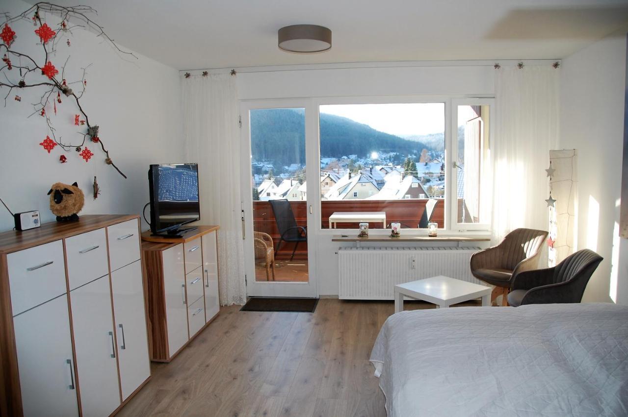 Zimmer mit Aussicht Enzklösterle Exterior foto