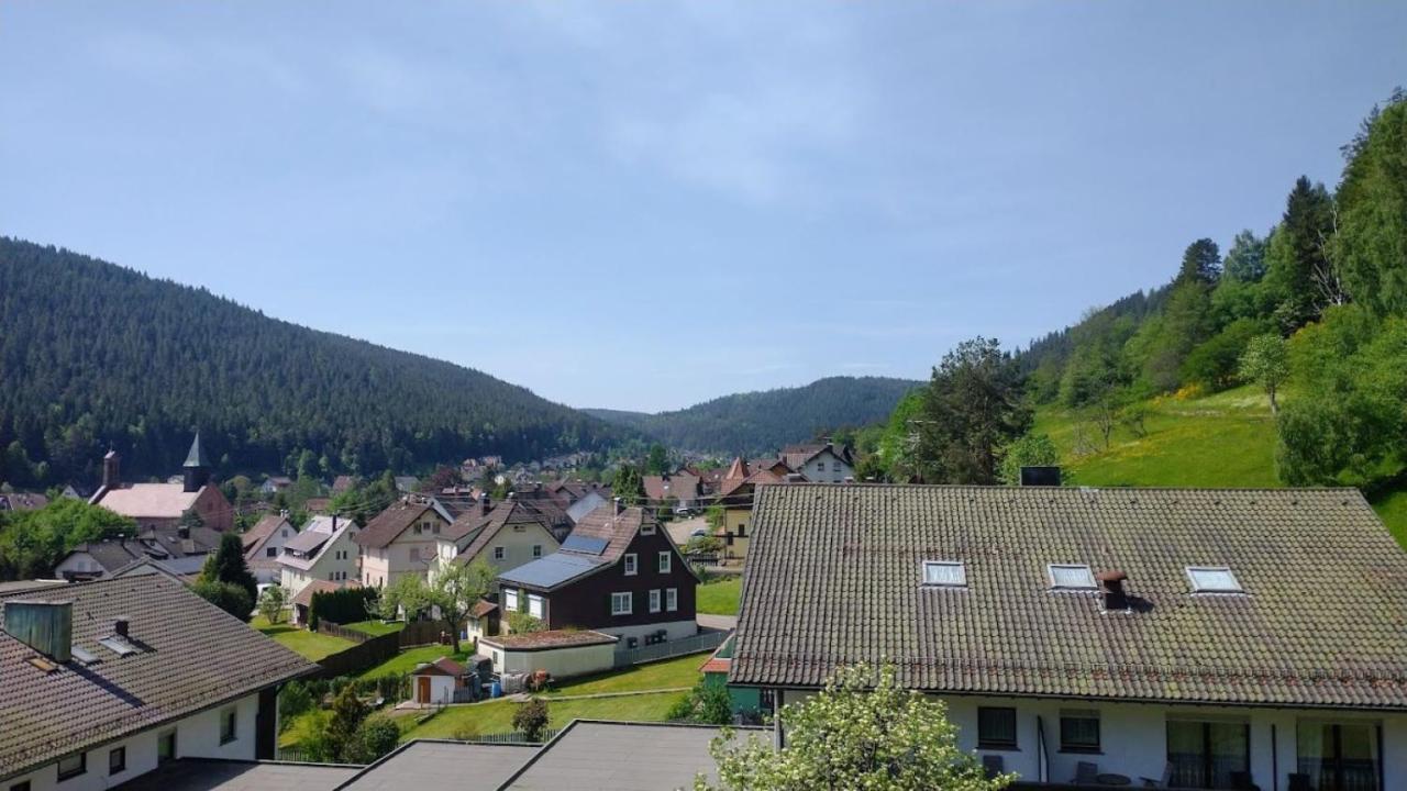 Zimmer mit Aussicht Enzklösterle Exterior foto